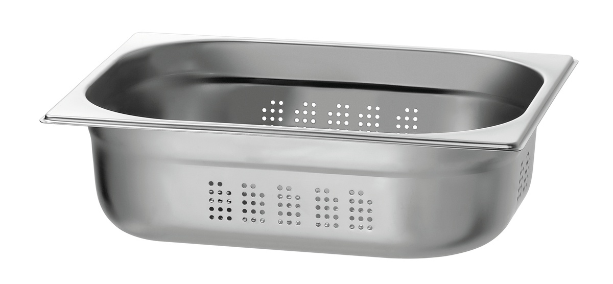 GN-Behälter, 1/2, T100, gelocht GN-Behälter, 1/2, T100, gelocht