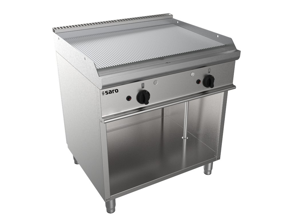 Gas-GriddleplattemitoffenemUnterbau,ModellE7/KTG2BAR