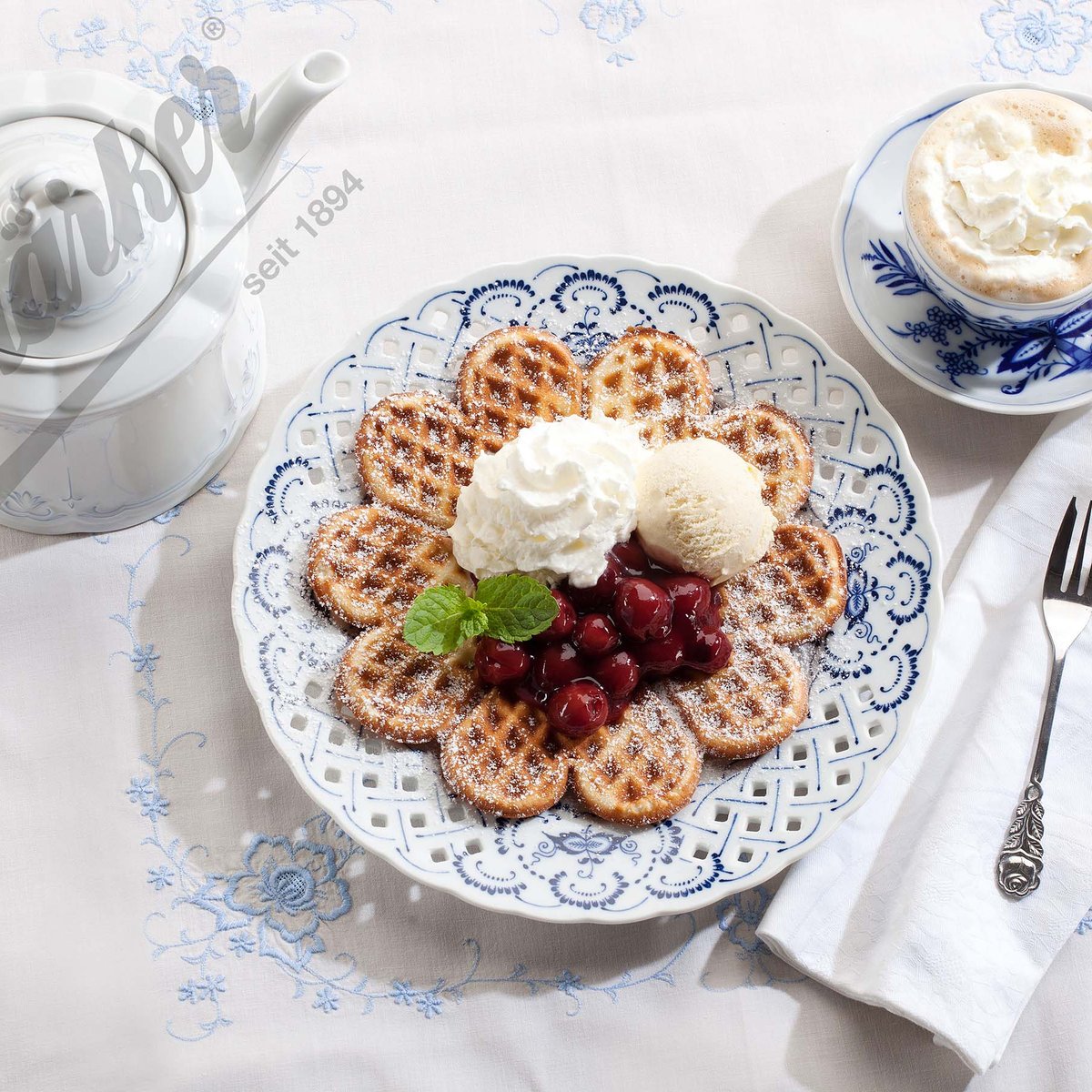 Waffel-Ready-Mix Karton à 10 kg (10x 1 kg)