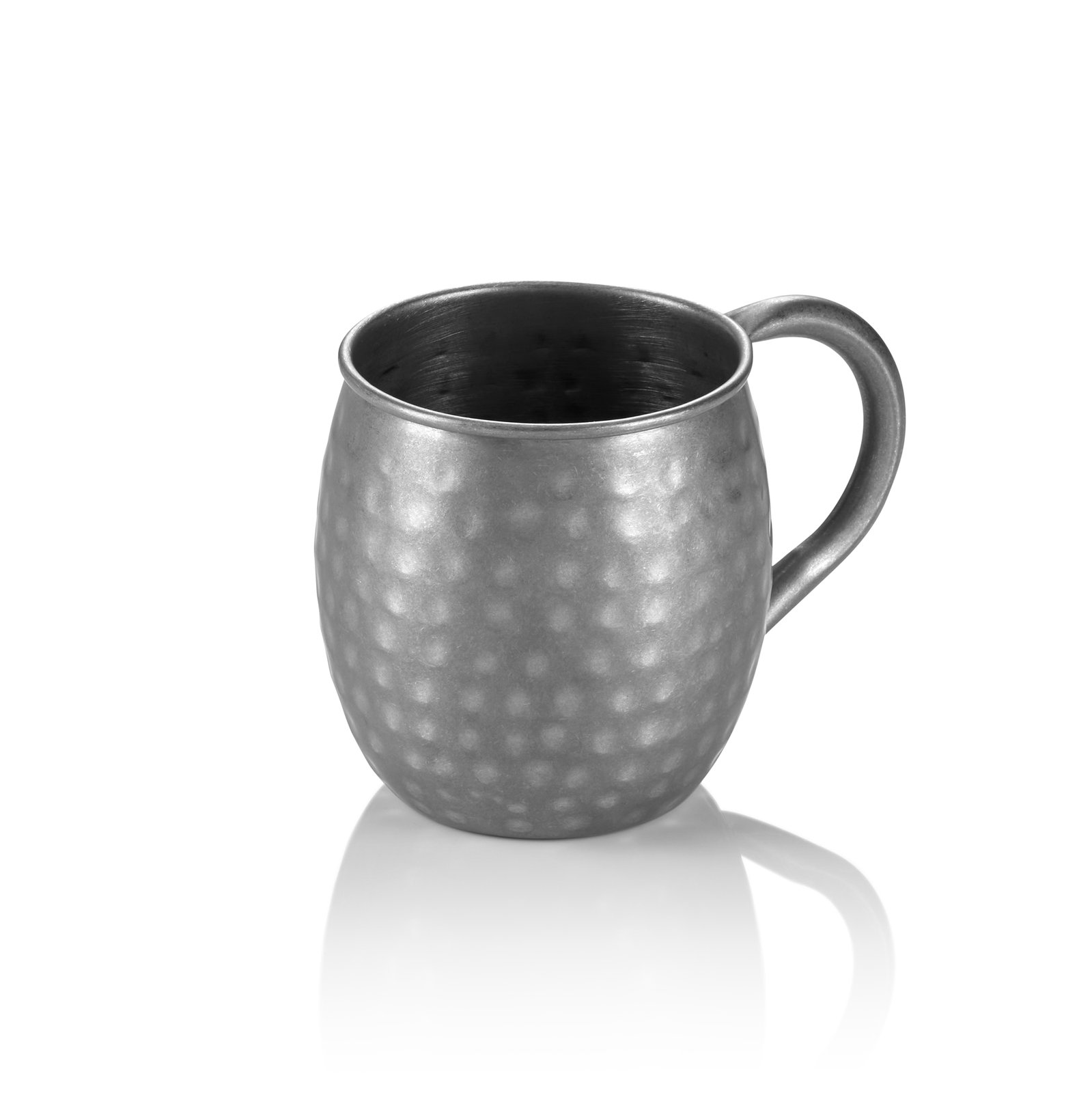 Moscow Mule Set, 0,45 ltr., Ø 8,5 cm, Höhe 10 cm, vintage, gehämmert, Set á 2 Stück Moscow Mule Set, 0,45 ltr., Ø 8,5 cm, Höhe 10 cm, vintage, gehämmert, Set á 2 Stück