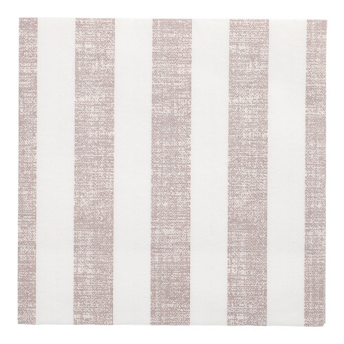 12500 Servietten "ROYAL Collection" 1/4-Falz 40 cm x 40 cm mocca "Lines"
