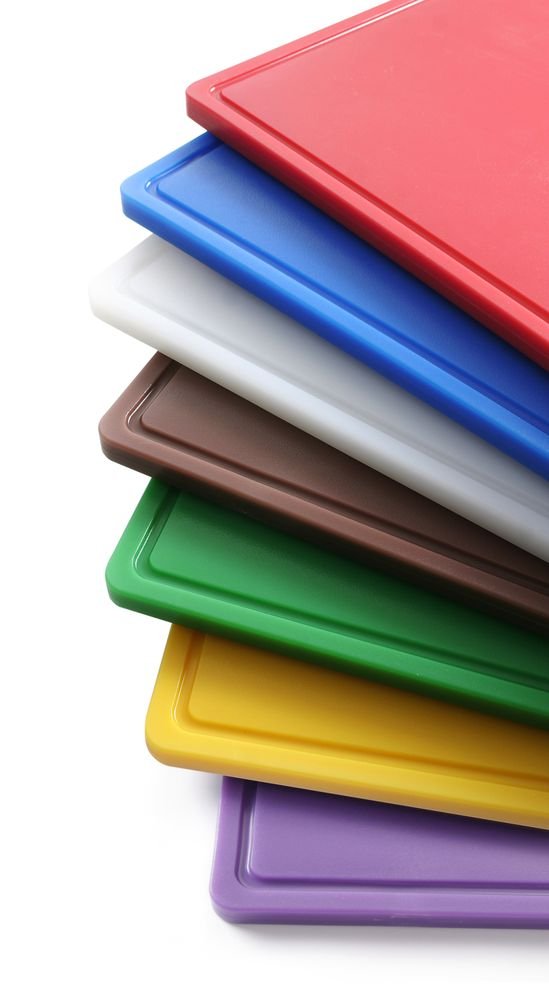 Schneidbretter HACCP Gastronorm 1/1, HENDI, GN 1/1, Weiß, 530x325mm Schneidbretter HACCP Gastronorm 1/1, HENDI, GN 1/1, Violett, 530x325mm