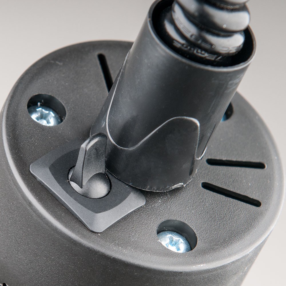 Wärmelampe zur Deckenbefestigung, schwarz, 0,25 kW, Ø 290 mm