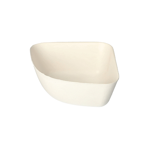 4608 Schalen, Zuckerrohr "pure" 5,5 cm x 12,8 cm x 12,8 cm weiss "Belle Vie, Ligne Carrée"