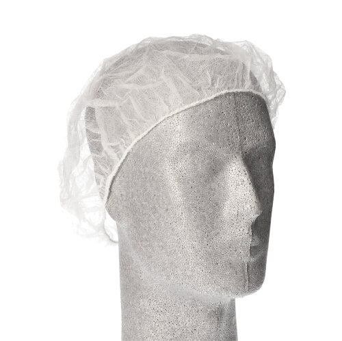 WORK-INN/PS Barett-Hauben, Vlies Ø 52 cm weiss