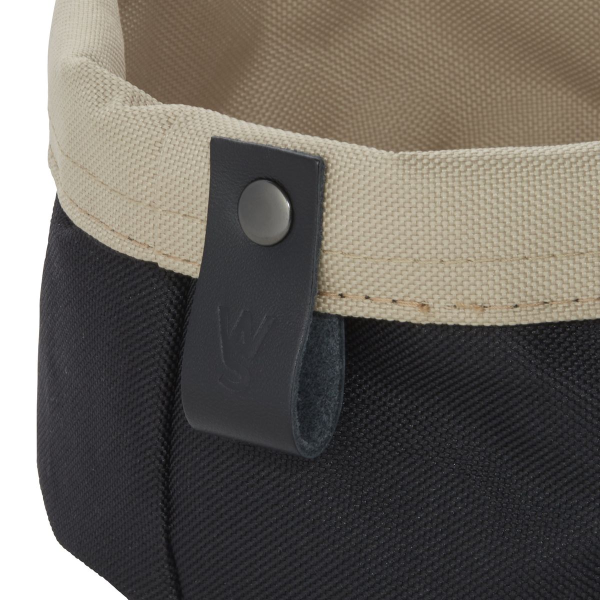 Brottasche FLIP TETRON, Ø 17 cm, Höhe 11 cm, light grey/light khaki, Tetron Brottasche FLIP TETRON, Ø 17 cm, Höhe 11 cm, light grey/light khaki, Tetron