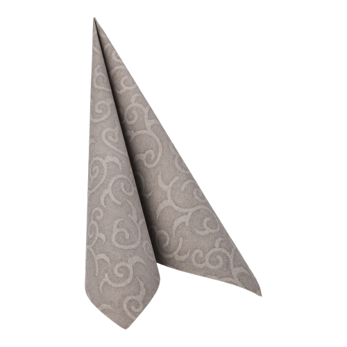 50 Servietten "ROYAL Collection" 1/4-Falz 40 cm x 40 cm grau "Casali" 12500 Servietten "ROYAL Collection" 1/4-Falz 40 cm x 40 cm grau "Casali"