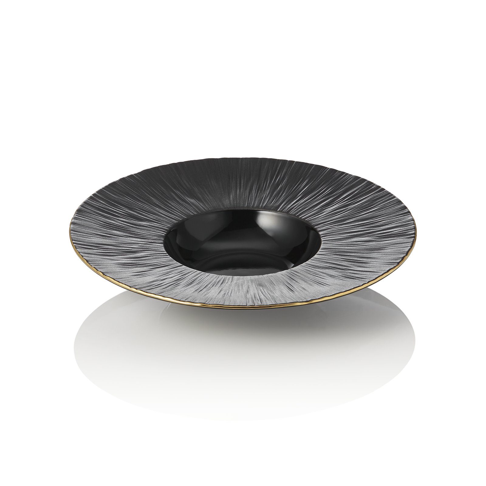 Pastateller Set MAYA KURO, Ø 24 cm, 110 ml schwarz