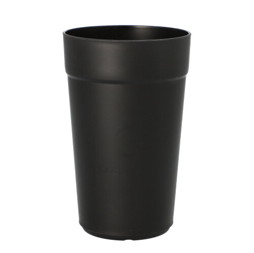 Circulware by Haval Mehrweg-Trinkbecher PP rund 0,4 l Ø 8 cm · 13 cm schwarz