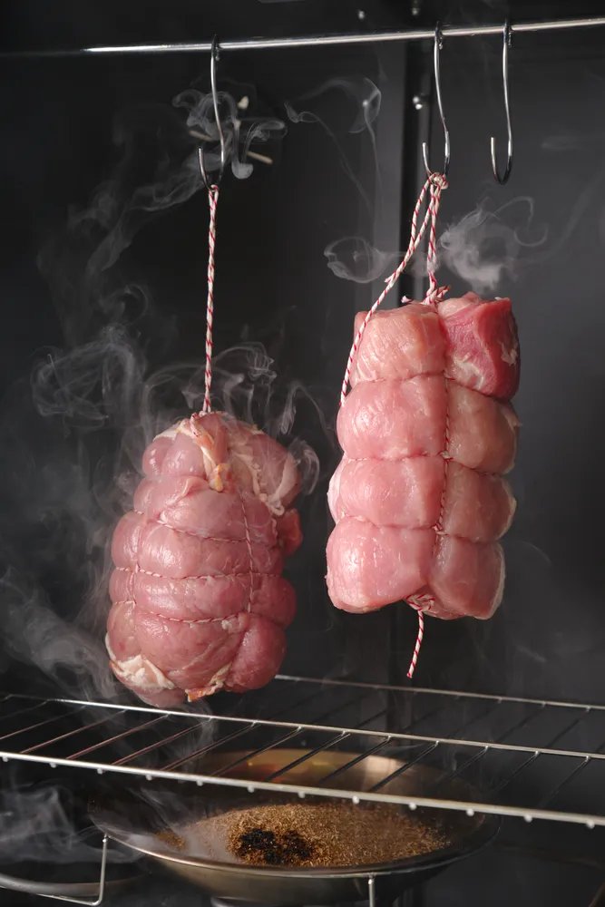 Bratenschnur rot-weiß, 132 m, Weiß