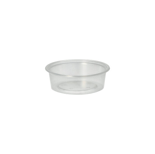 1000 Dressingbecher, PP rund 50 ml Ø 7,1 cm · 2,4 cm transparent