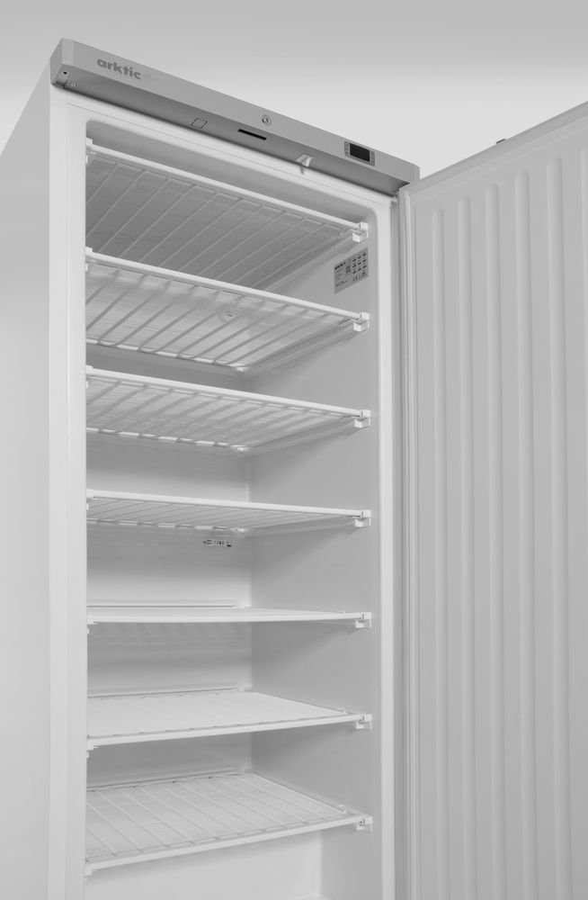 Gefrierschrank in weiß lackiertem Stahlgehäuse, Arktic, Budget Line, 220-240V/436W, 775x710x(H)1900mm