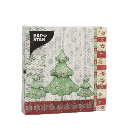 20 Servietten, 3-lagig 1/4-Falz 25 cm x 25 cm "Winter Harmony" 41160 Servietten, 3-lagig 1/4-Falz 25 cm x 25 cm "Winter Harmony"