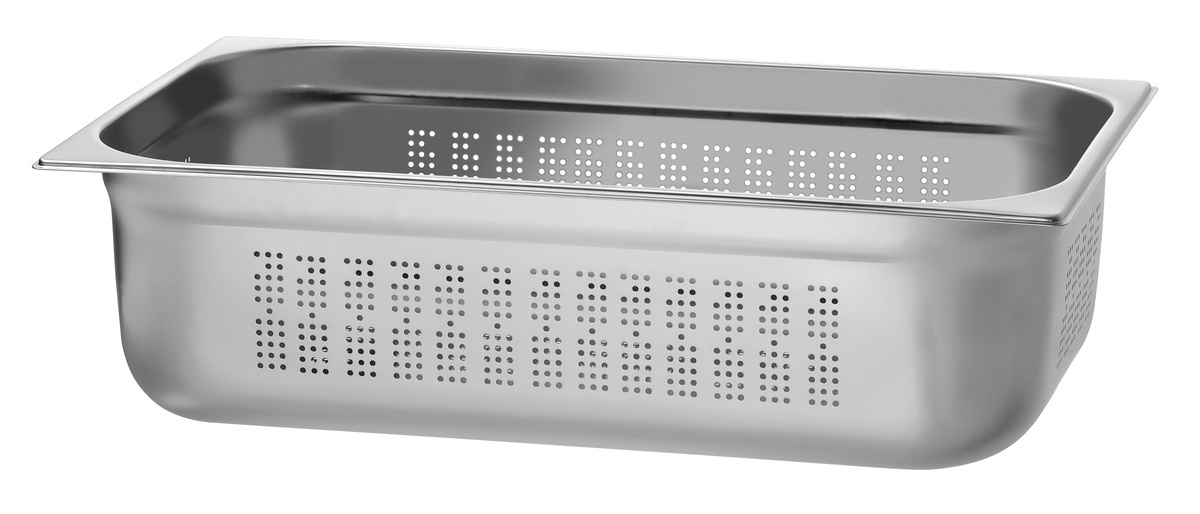 GN-Behälter, 1/1, T150, gelocht GN-Behälter, 1/1, T150, gelocht