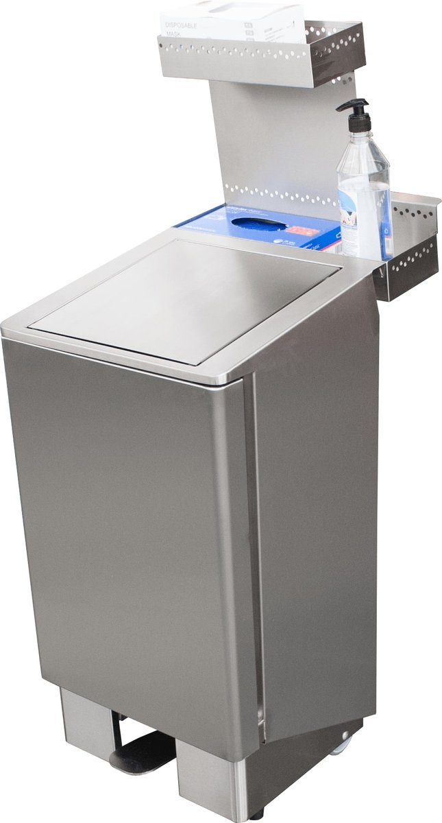 Edelstahlmülleimer60Liter,ModellApollo