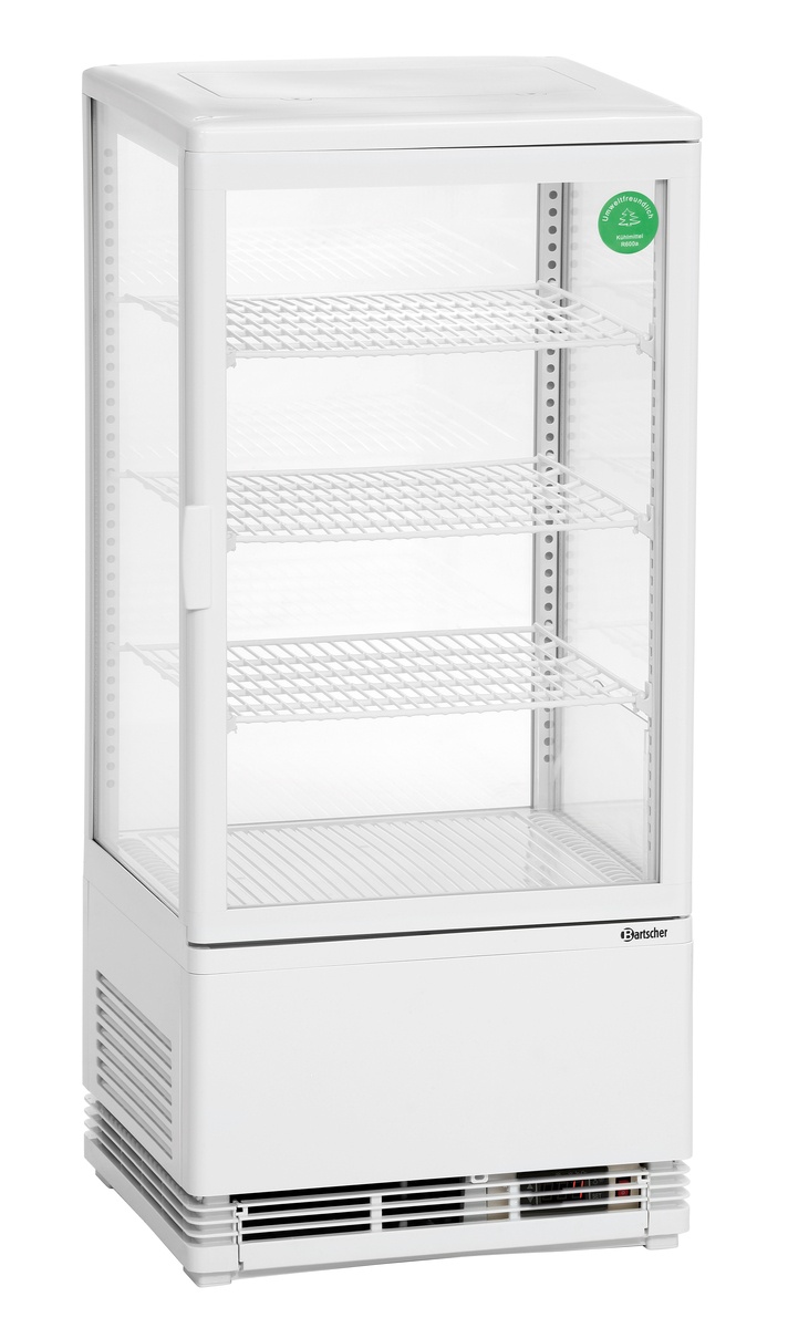 Mini-Kühlvitrine 78L, weiß