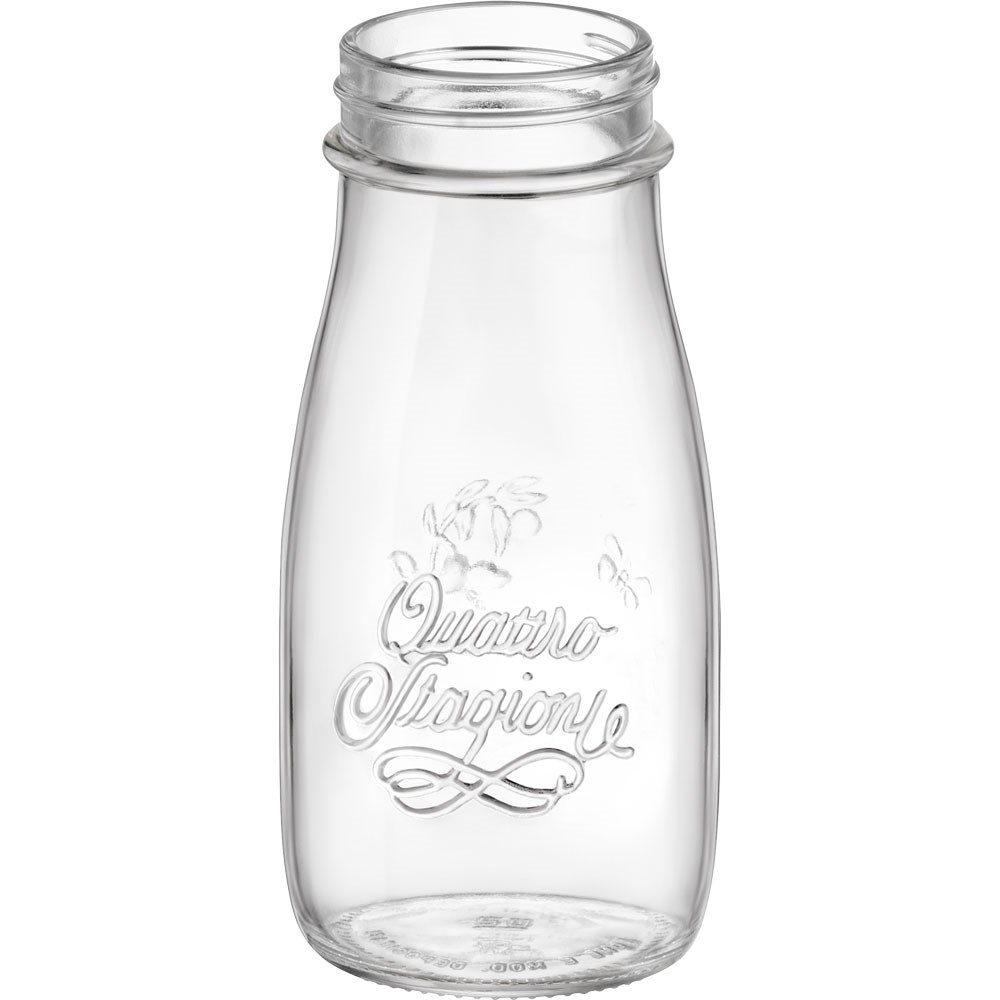 Flasche „Quattro Stagioni“ ohne Deckel, 0,4 Liter Flasche „Quattro Stagioni“ ohne Deckel, 0,4 Liter