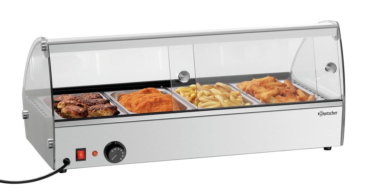 Heiße Aufsatzvitrine R4 4 x 1/3 GN Heiße Aufsatzvitrine R4 4 x 1/3 GN