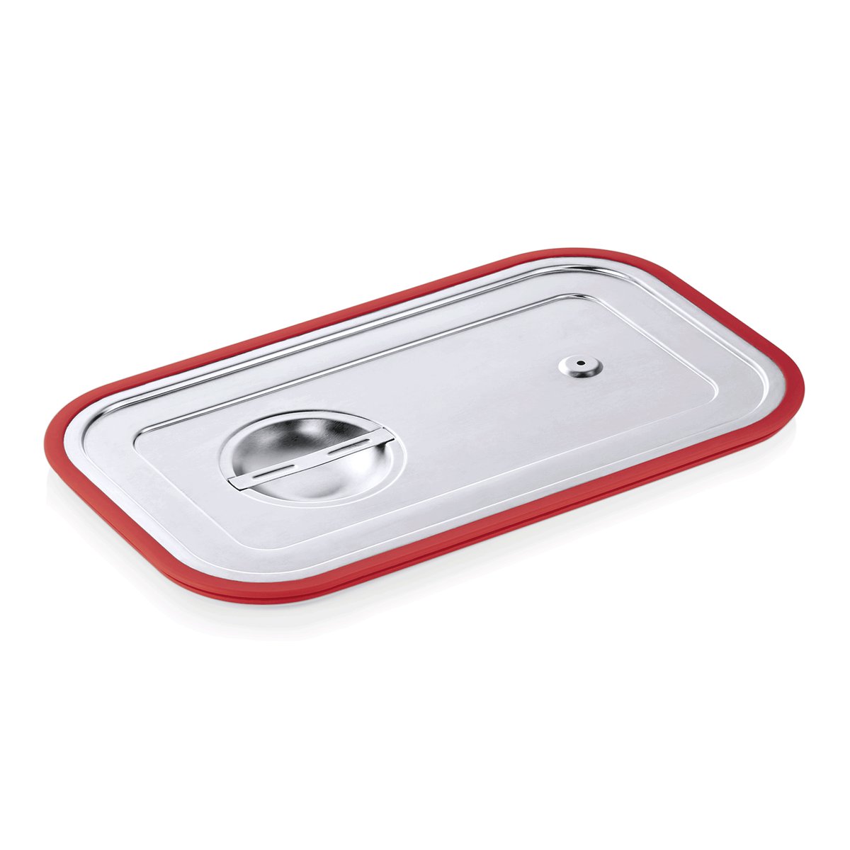 GN Transportdeckel 1/1 GN 70 Silikondichtung und Loch gegen Unterdruck