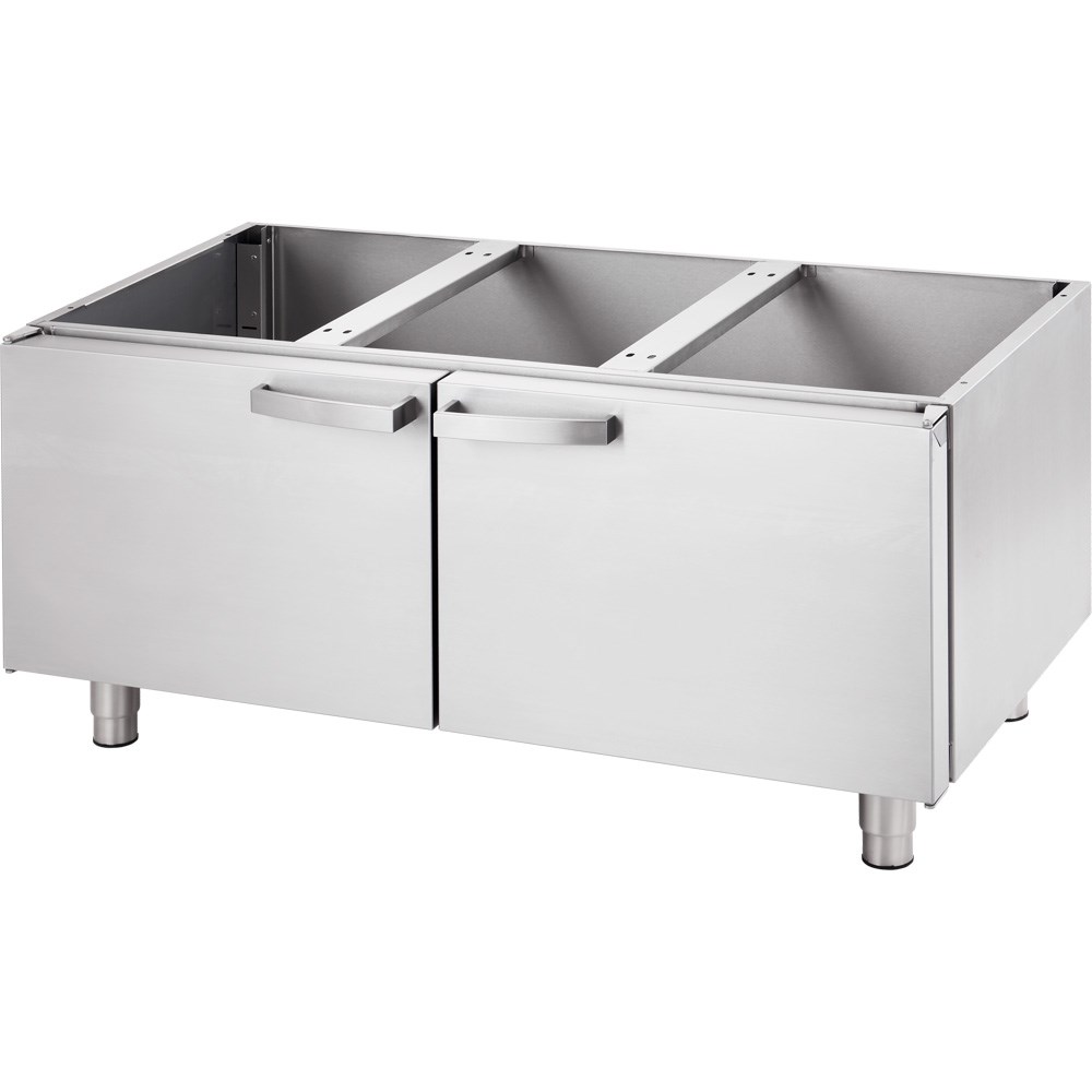 Edelstahl Neutralelement mit Arbeitsfläche aus der Serie 700 ND, Breite 1200 mm