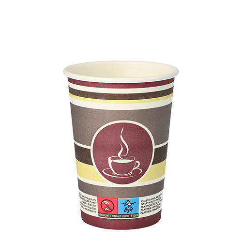 12000 Trinkbecher, Pappe "To Go" 0,25 l Ø 8 cm · 11 cm
