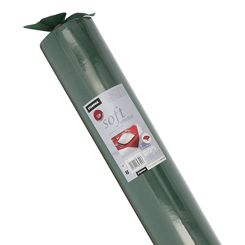 4 Tischdecke, stoffähnlich, Vlies "soft selection" 25 m x 1,18 m dunkelgrün 80 Tischdecke, stoffähnlich, Vlies "soft selection" 25 m x 1,18 m dunkelgrün