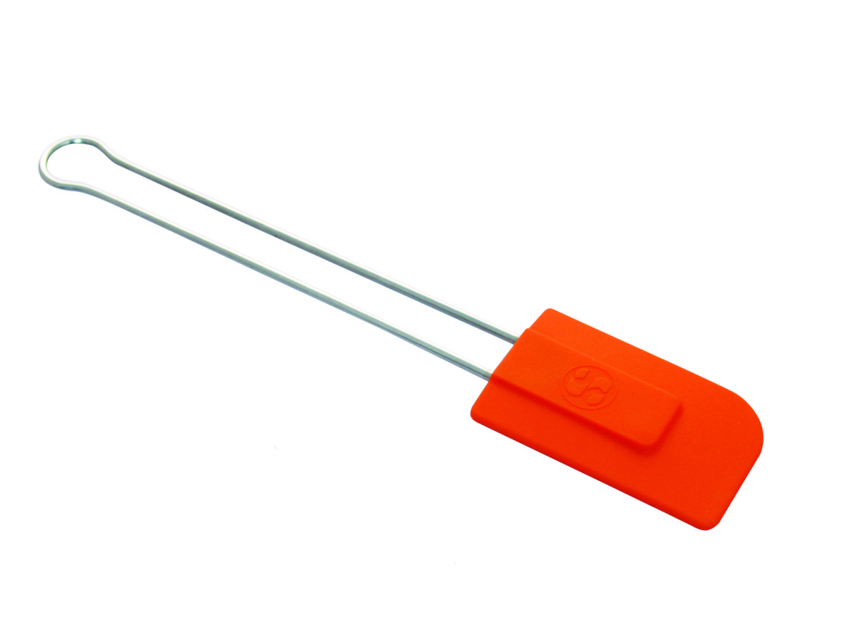 Stielschaber Silikon mittel orange