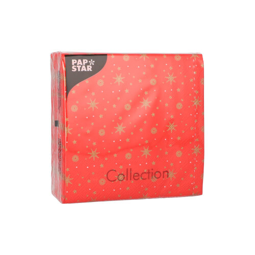 33600 Servietten, 3-lagig 1/4-Falz 25 cm x 25 cm "Plain Christmas Trees"