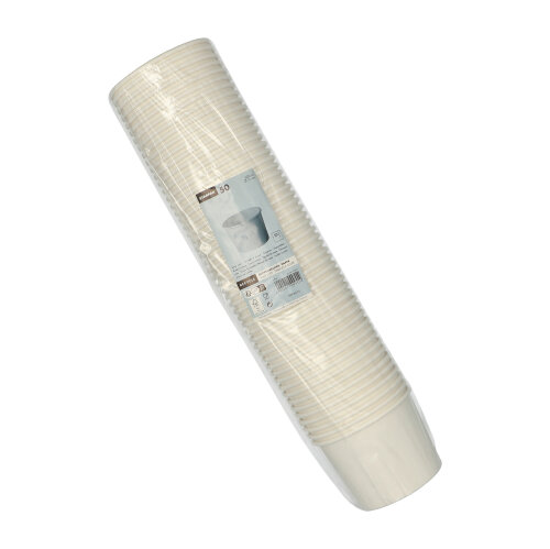 6000 Suppenbecher, Pappe "To Go" rund 500 ml Ø 11 cm · 8,3 cm weiss