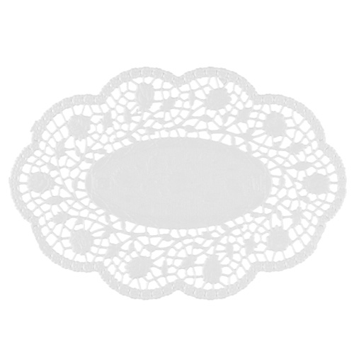 175000 Mokkadeckchen oval 22 cm x 15 cm weiss