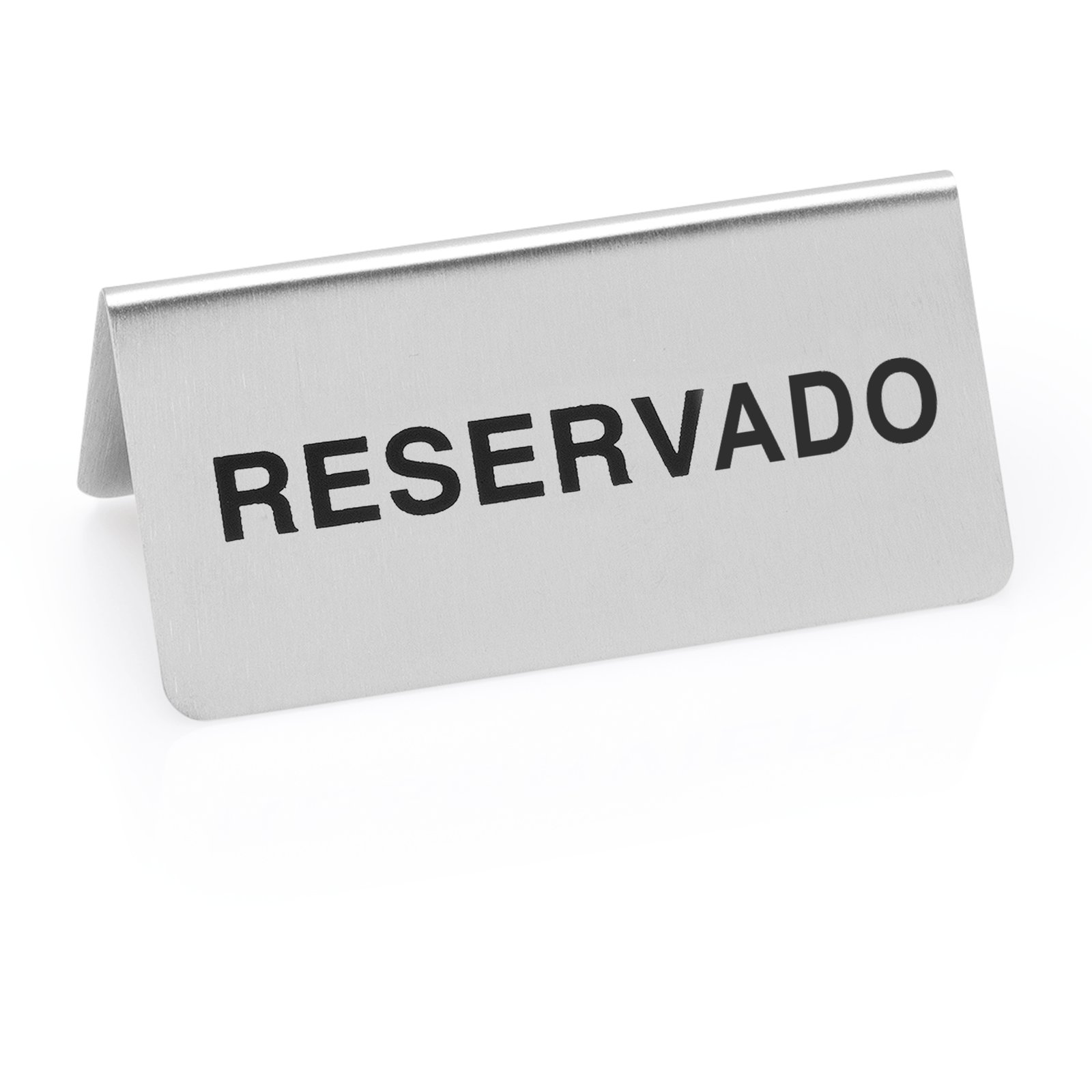 Hinweisschild "Reservado" Set, 10 x 5 x 5 cm Hinweisschild "Reservado" Set, 10 x 5 x 5 cm