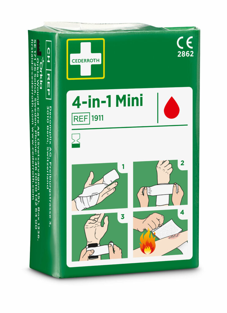 Cederroth 4 in 1 Blutstiller "mini" Wundverband Set