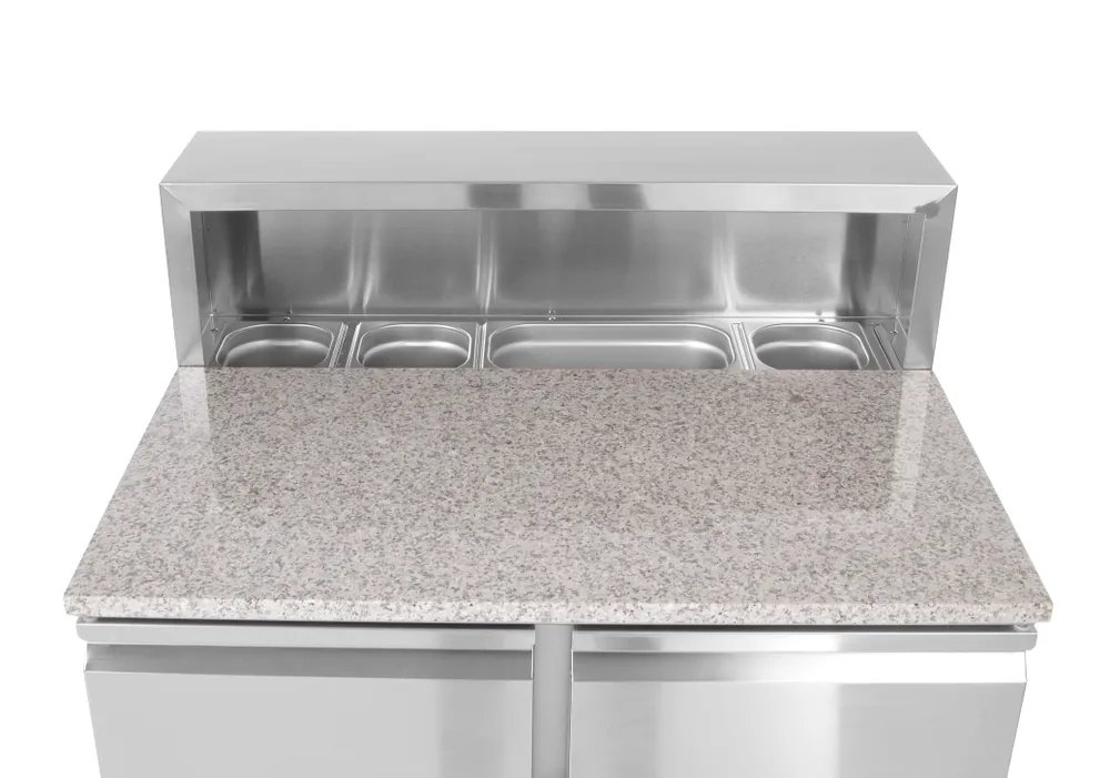 Pizzatisch, zweitürig 300 L, Arktic, 230V/310W, 900x700x(H)1110mm