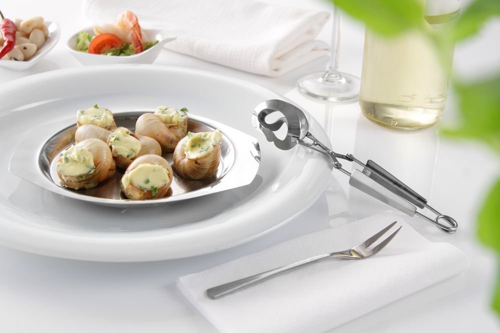 Schneckenzange - 2 Stk., HENDI, 2 Stk., (L)170mm Schneckengabel - 6 Stk., 6 Stk., (L)130mm