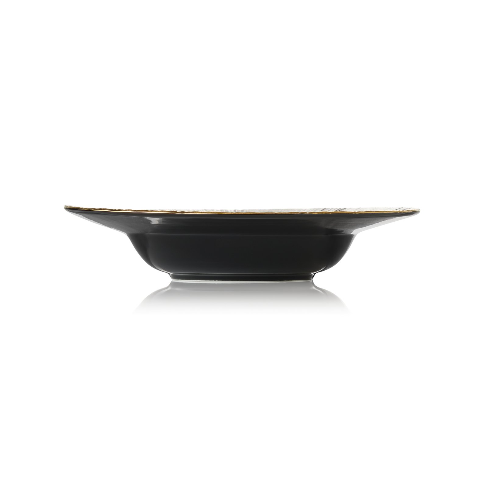 Suppenteller Set MAYA KURO, Ø 23,5 cm, schwarz