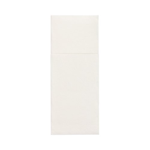 18000 Servietten "ROYAL Collection" 40 cm x 30 cm weiss mit Besteckfalz