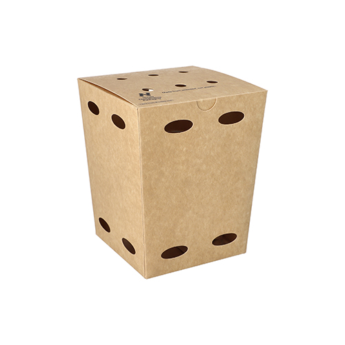2400 Pommes-Frites-Boxen, Pappe "NOTPLA" 15 cm x 10,5 cm x 10,5 cm braun