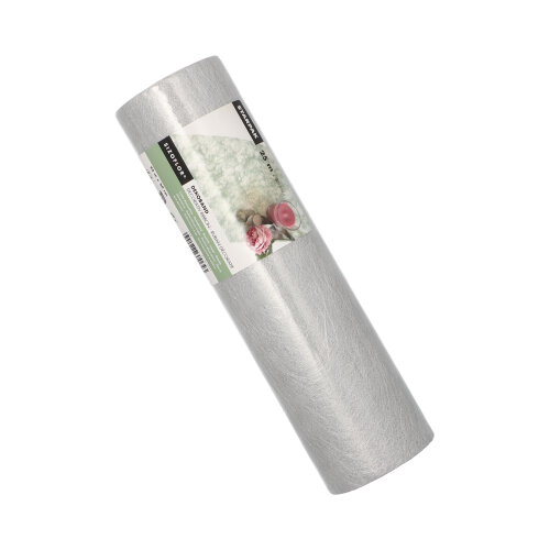 8 Dekoband "Sizoflor" 25 m x 30 cm silber 336 Dekoband "Sizoflor" 25 m x 30 cm silber