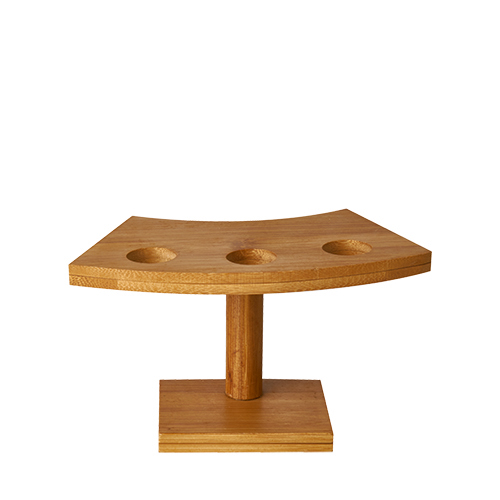 504 Tray, Bambus "pure" 9 cm x 16 cm x 7,6 cm für 3 Spitztüten