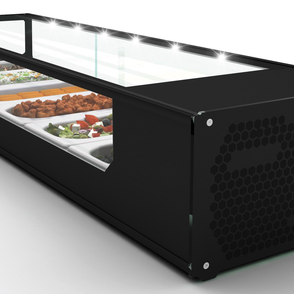 Kühlvitrine Logic 6 6x 1/3 GN x 40 mm Kühlvitrine Logic 6 6x 1/3 GN x 40 mm