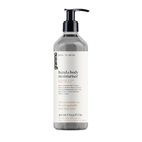 1080 Hand & Body Lotion 370 ml "grammo" , Körpercreme, mit Vitamin E und Sheabutter im Pumpspender