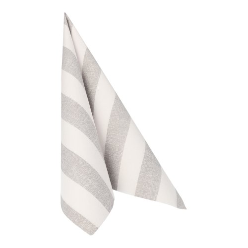 12000 Servietten "ROYAL Collection" 1/4-Falz 40 cm x 40 cm grau "Lines"