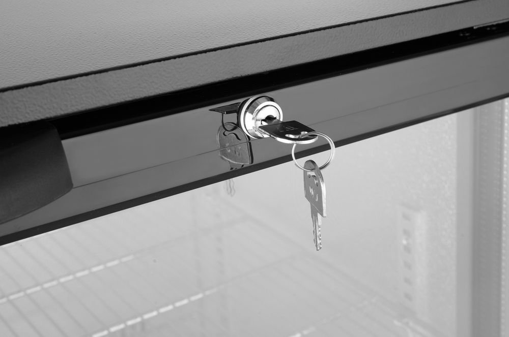 Backbar-Kühlschrank, Arktic, 103L, Schwarz, 220-240V/120W, 500x530x(H)865mm Backbar-Kühlschrank, Arktic, 103L, Schwarz, 220-240V/120W, 500x530x(H)865mm