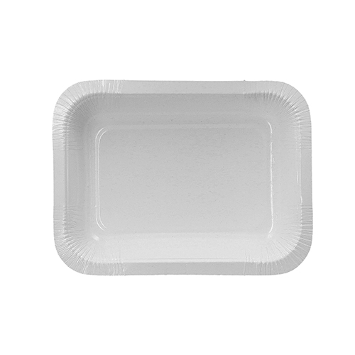 6760 Siegelschalen, Pappe eckig 530 ml 3,7 cm x 13,7 cm x 18,1 cm weiss