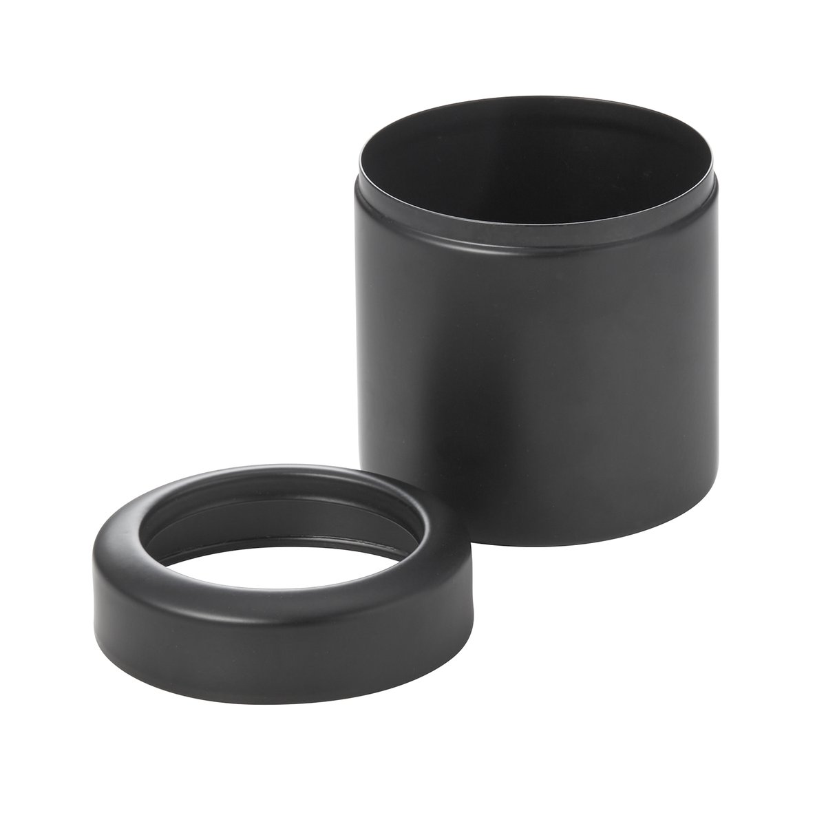 Tischrestebehälter, 700 ml, Ø 10 cm, schwarz pulverbeschichtet, Chromnickelstahl Tischrestebehälter, 700 ml, Ø 10 cm, schwarz pulverbeschichtet, Chromnickelstahl