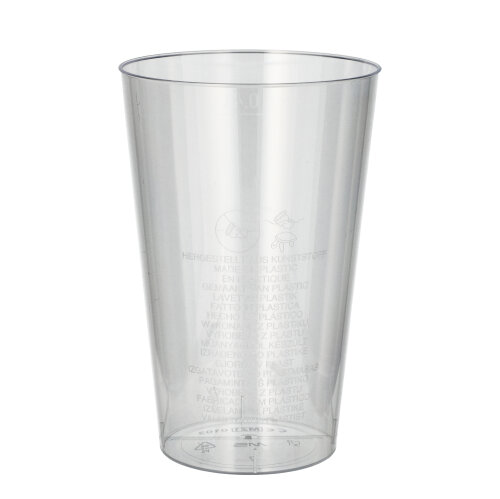 9000 Trinkbecher, PS 0,4 l Ø 9 cm · 13 cm glasklar