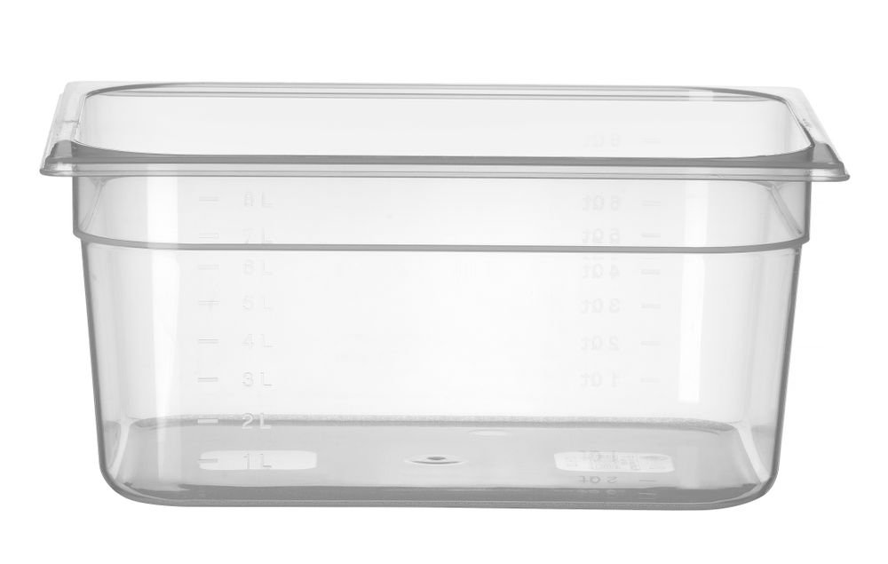 Gastronorm-Behälter 1/2, HENDI, Profi Line, GN 1/2, 9,5L, Transparent, 325x265x(H)150mm