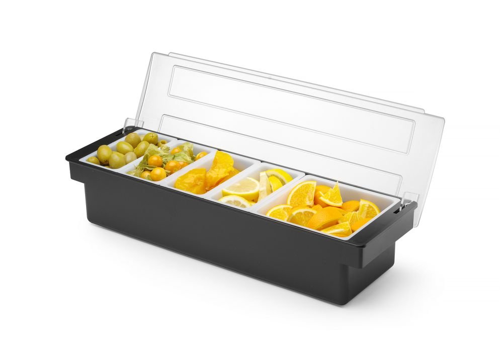 Zutatenbehälter, BarUp, Schwarz, 480x150x(H)100mm