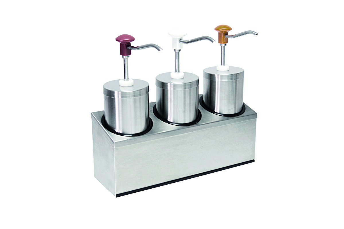 Druckknopf Dosierspender - 3 x 2 Liter