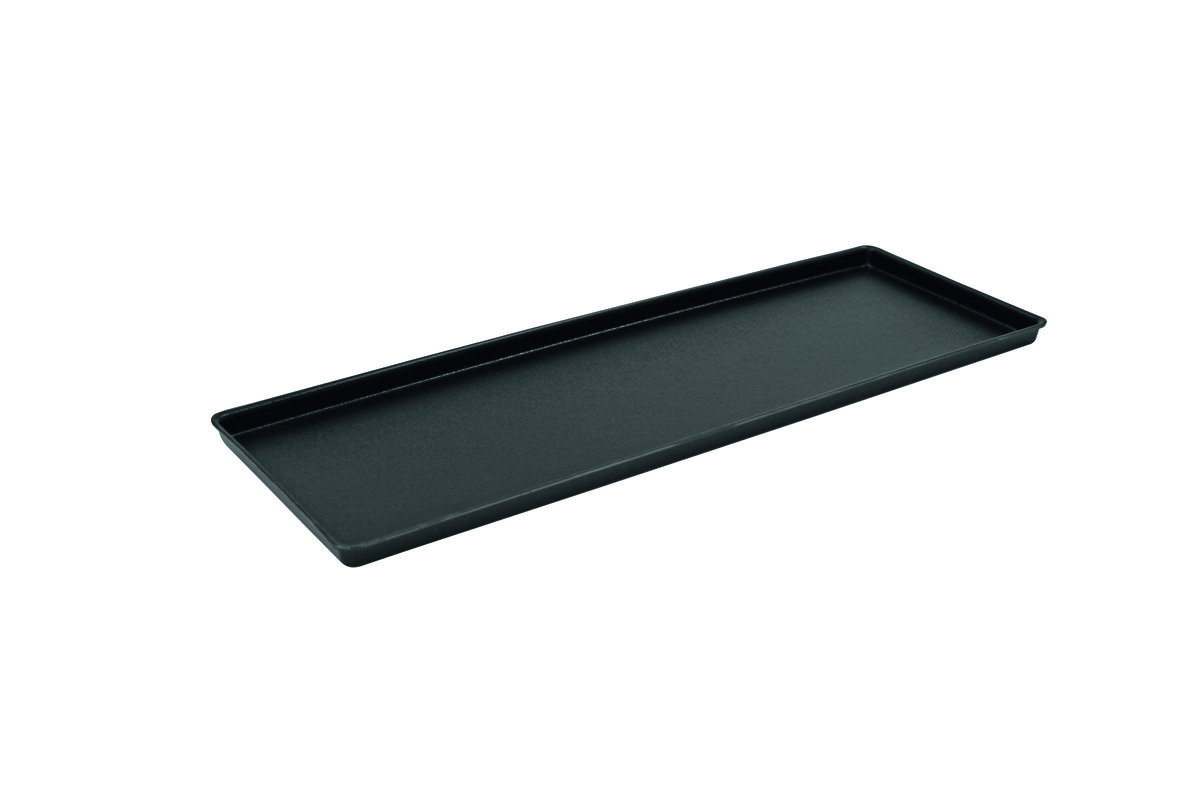 Auslagetablett 195 x 580 x 20 mm, schwarz
